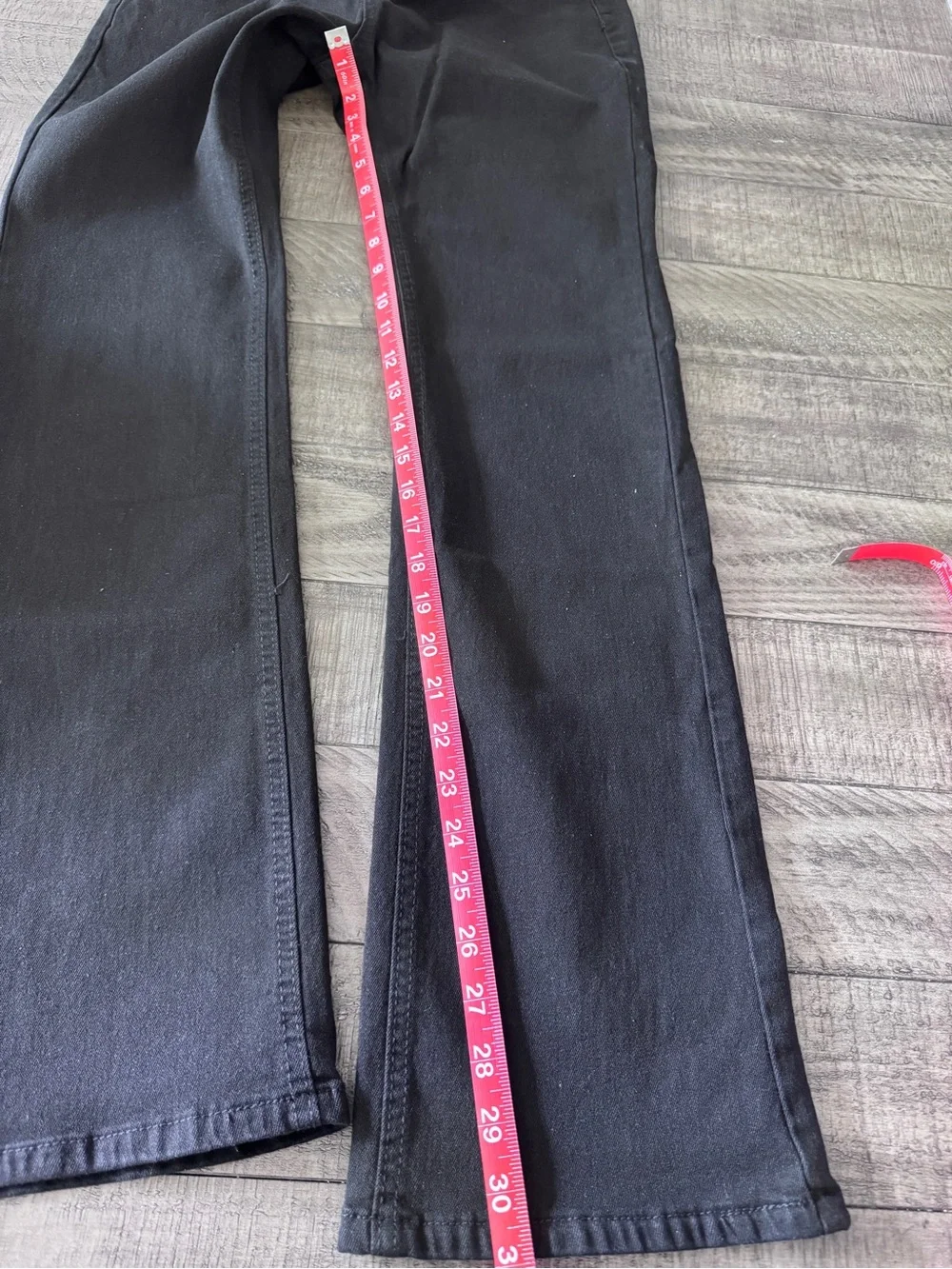 Classic Black Straight-Leg Jeans